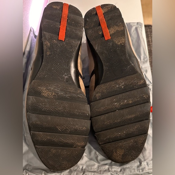 Men’s Prada Vintage Gray Brown Suede Leather Sport Sneaker with Dust Bag - Picture 11 of 12